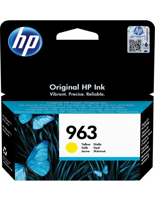 HP 963 Cartouche d'encre jaune authentique