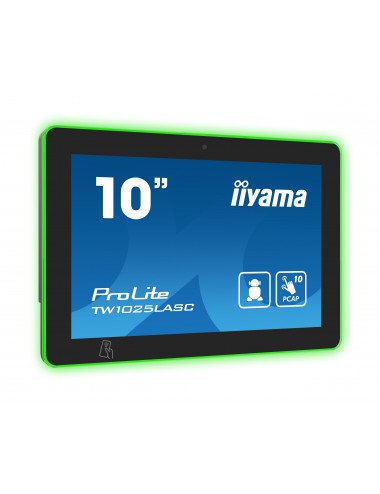 iiyama TW1025LASC-B1PNR espositore per sale riunioni 25,6 cm (10.1") 1280 x 800 Pixel LED 802.11b, 802.11g, Wi-Fi 4 (802.11n)