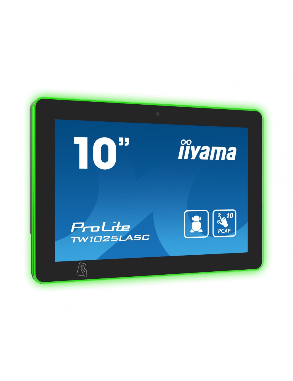 iiyama TW1025LASC-B1PNR écrans d’affichage de salle de réunion 25,6 cm (10.1") 1280 x 800 pixels LED 802.11b, 802.11g, Wi-Fi 4