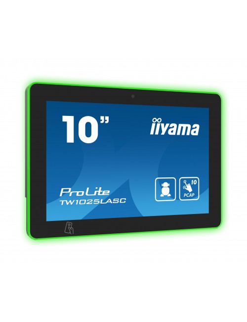 iiyama TW1025LASC-B1PNR espositore per sale riunioni 25,6 cm (10.1") 1280 x 800 Pixel LED 802.11b, 802.11g, Wi-Fi 4 (802.11n)