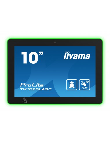 iiyama TW1025LASC-B1PNR espositore per sale riunioni 25,6 cm (10.1") 1280 x 800 Pixel LED 802.11b, 802.11g, Wi-Fi 4 (802.11n)