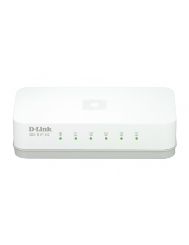 D-Link GO-SW-5E E commutateur réseau Non-géré Fast Ethernet (10 100) Blanc