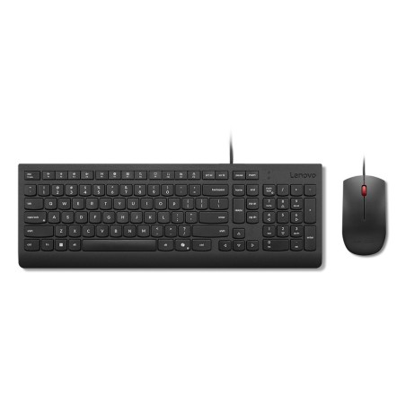 Lenovo 4X31R64411 clavier Souris incluse Universel USB Français Noir