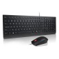 Lenovo 4X31R64411 clavier Souris incluse Universel USB Français Noir