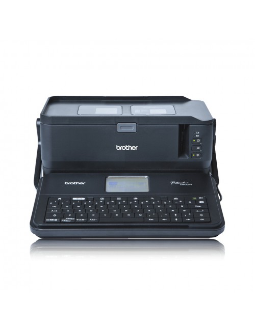 Brother PT-D800W stampante per etichette (CD) Trasferimento termico 360 x 360 DPI 60 mm s Con cavo e senza cavo TZe Wi-Fi QWERTY