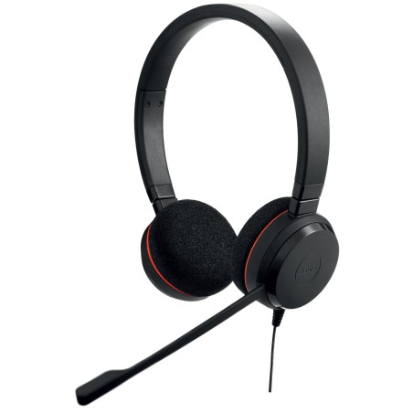 Jabra Evolve 20 Casque Avec fil Arceau Bureau Centre d'appels USB Type-C USB Type-A Noir