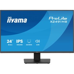 iiyama ProLite X2491HS-B1 écran plat de PC 60,5 cm (23.8") 1920 x 1080 pixels Full HD LCD Noir