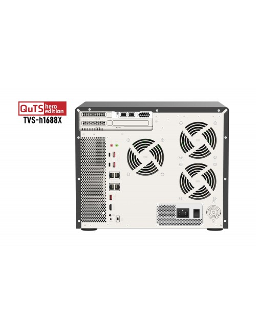 QNAP TVS-h1688X NAS Torre Ethernet Negro W-1250