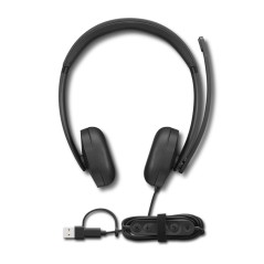Lenovo VoIP Headset 5000 Casque Avec fil Arceau Bureau Centre d'appels USB Type-C Noir