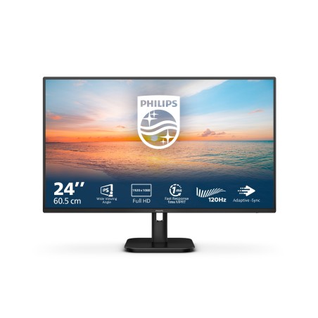 Philips 1000 series 24E1N1100A 00 écran plat de PC 60,5 cm (23.8") 1920 x 1080 pixels Full HD LCD Noir