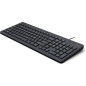 HP 150 WD KBD FR clavier Universel USB Noir HP 150 WD KBD FR clavier Universel USB Noir