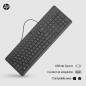 HP 150 WD KBD FR clavier Universel USB Noir HP 150 WD KBD FR clavier Universel USB Noir