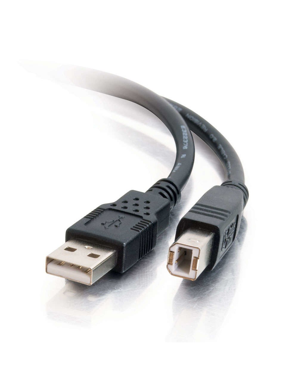 C2G Cable USB 2.0 A B de 2 m, negro