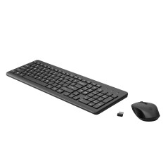 HP 330 Wls Mse and KB Combo FR clavier Souris incluse Universel RF sans fil Noir