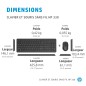 HP 330 Wls Mse and KB Combo FR clavier Souris incluse Universel RF sans fil Noir HP 330 Wls Mse and KB Combo FR clavier Souris incluse Universel RF sans fil Noir