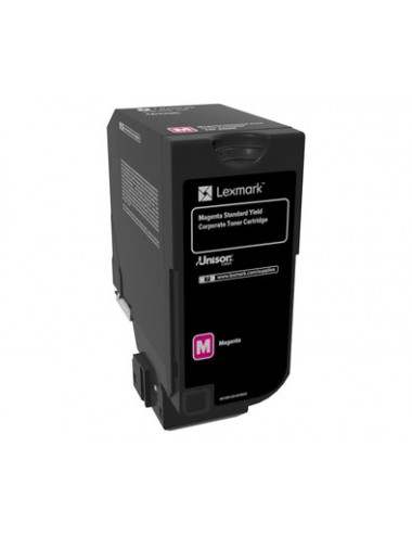 Lexmark 74C2SME cartuccia toner 1 pz Originale Magenta