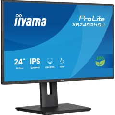 iiyama ProLite XB2492HSU-B1 écran plat de PC 60,5 cm (23.8") 1920 x 1080 pixels Full HD LED Noir