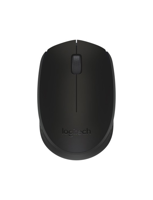 Logitech B170 Black Bp ratón Oficina Ambidextro RF inalámbrico Óptico