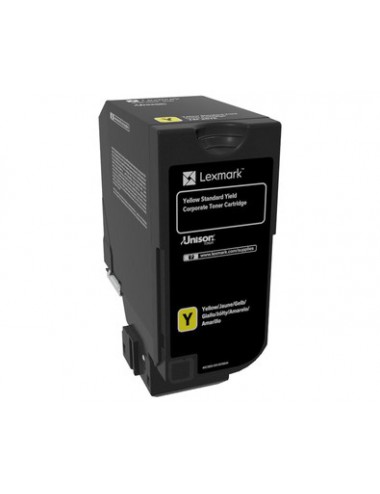 Lexmark 74C2SYE cartuccia toner 1 pz Originale Giallo