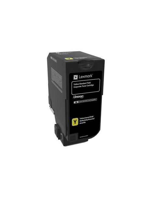 Lexmark 74C2SYE cartuccia toner 1 pz Originale Giallo