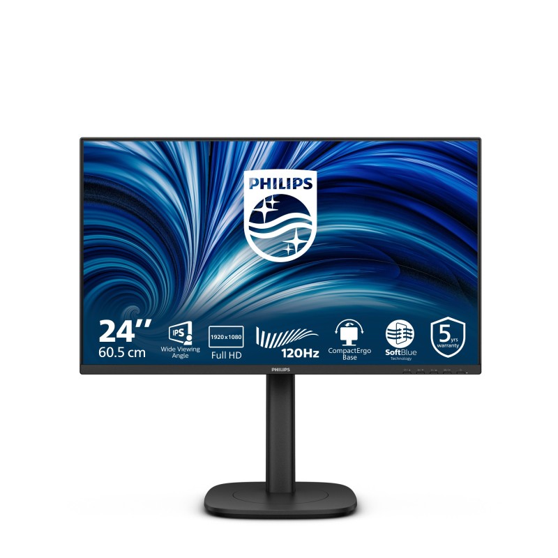 Philips 3000 series 24B2N3200J/00 écran plat de PC 60,5 cm (23.8") 1920 x 1080 pixels Full HD LCD Noir Philips 3000 series 24B2N3200J/00 écran plat de PC 60,5 cm (23.8") 1920 x 1080 pixels Full HD LCD Noir