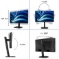 Philips 3000 series 24B2N3200J/00 écran plat de PC 60,5 cm (23.8") 1920 x 1080 pixels Full HD LCD Noir Philips 3000 series 24B2N3200J/00 écran plat de PC 60,5 cm (23.8") 1920 x 1080 pixels Full HD LCD Noir