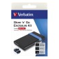 Verbatim Store'N'Go Enclosure Kit Boîtier disque dur/SSD Noir, Bleu 2.5" Verbatim Store'N'Go Enclosure Kit Boîtier disque dur/SSD Noir, Bleu 2.5"