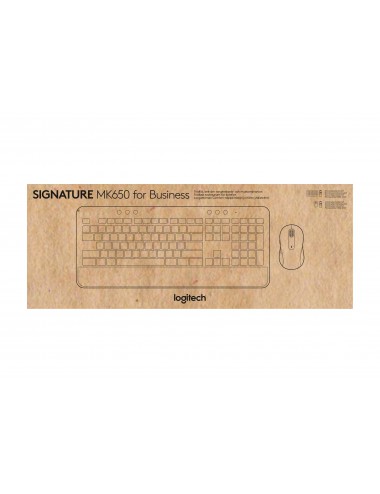 Logitech Signature MK650 Combo For Business clavier Souris incluse Bureau Bluetooth QWERTZ Allemand Graphite