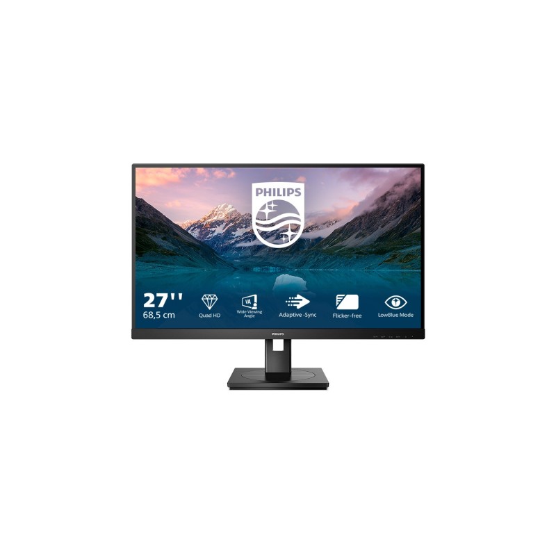 Philips 275S9JML/00 écran plat de PC 68,6 cm (27") 2560 x 1440 pixels Quad HD LCD Noir Philips 275S9JML/00 écran plat de PC 68,6 cm (27") 2560 x 1440 pixels Quad HD LCD Noir