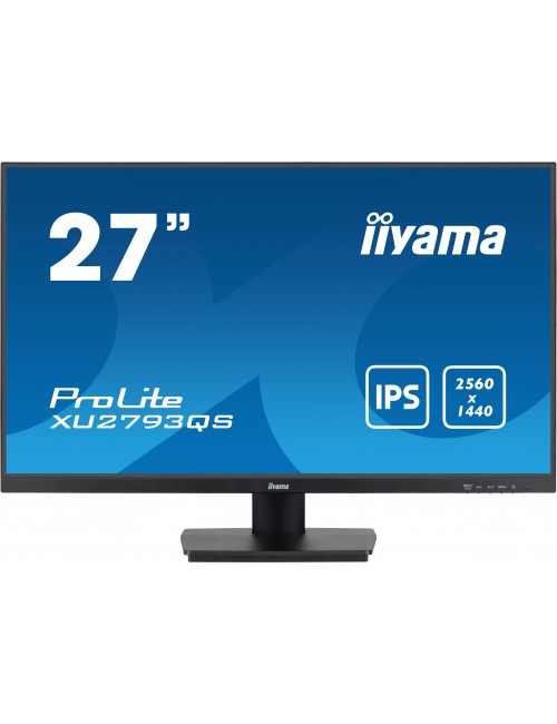 iiyama ProLite XU2793QS-B6 Monitor PC 68,6 cm (27") 2560 x 1440 Pixel 2K Ultra HD LED Nero