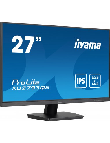 iiyama ProLite XU2793QS-B6 écran plat de PC 68,6 cm (27") 2560 x 1440 pixels 2K Ultra HD LED Noir