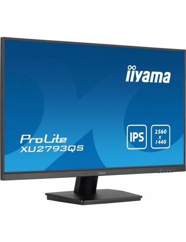 iiyama ProLite XU2793QS-B6 pantalla para PC 68,6 cm (27") 2560 x 1440 Pixeles 2K Ultra HD LED Negro