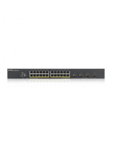 Zyxel XGS1930-28HP switch Gestionado L3 Gigabit Ethernet (10 100 1000) Energía sobre Ethernet (PoE) Negro