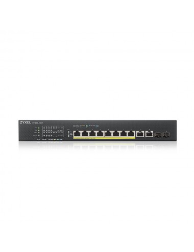 Zyxel XS1930-12HP switch Gestionado L3 10G Ethernet (100 1000 10000) Energía sobre Ethernet (PoE) Negro