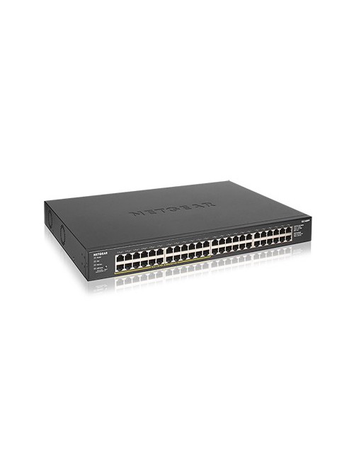 NETGEAR GS348PP No administrado Gigabit Ethernet (10 100 1000) Energía sobre Ethernet (PoE) Negro