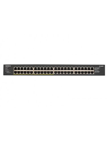 NETGEAR GS348PP No administrado Gigabit Ethernet (10 100 1000) Energía sobre Ethernet (PoE) Negro