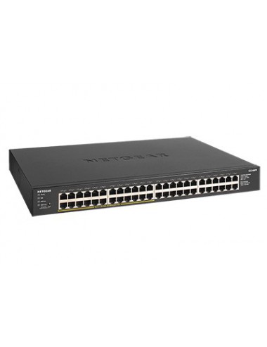 NETGEAR GS348PP Non-géré Gigabit Ethernet (10 100 1000) Connexion Ethernet, supportant l'alimentation via ce port (PoE) Noir