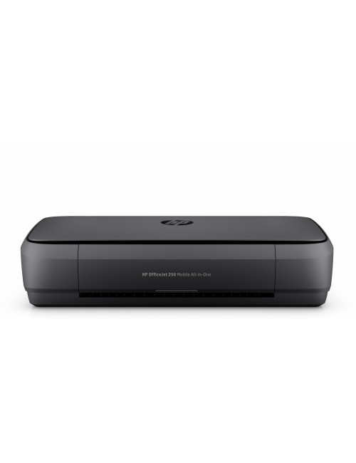 HP OfficeJet Stampante All-in-One portatile 250, Colore, Stampante per Piccoli uffici, Stampa, copia, scansione, ADF da 10 fogli