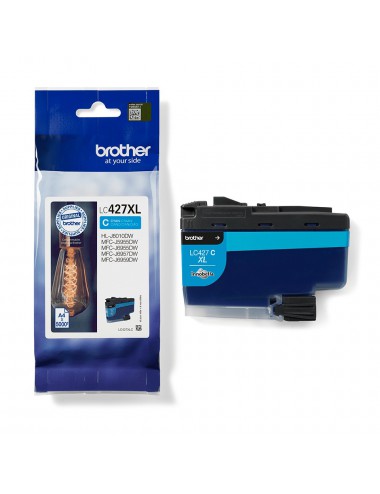 Brother LC-427XLC cartucho de tinta 1 pieza(s) Original Alto rendimiento (XL) Cian