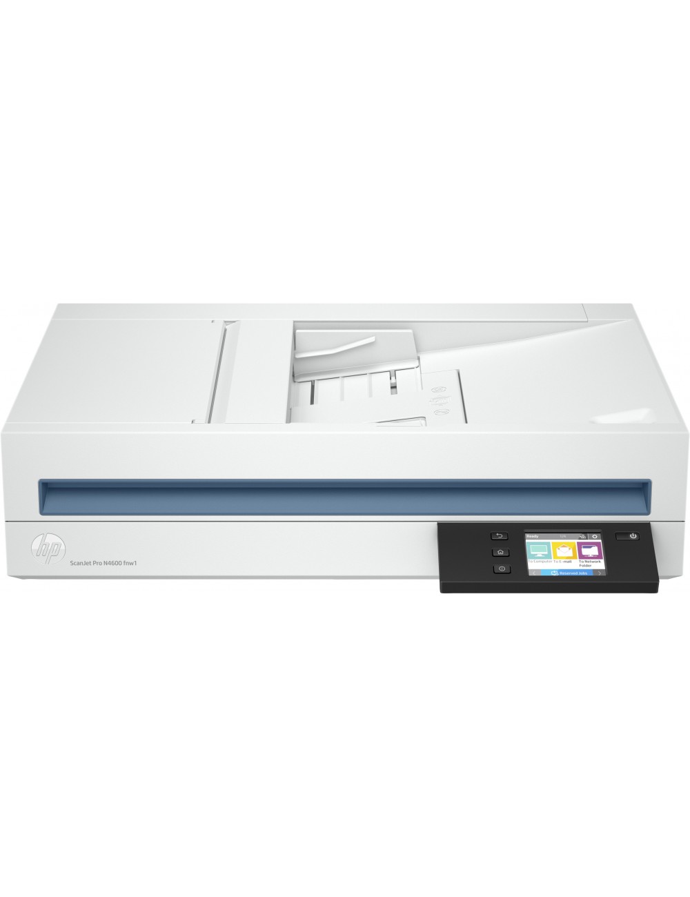 HP Scanjet Pro N4600 fnw1 Numériseur à plat et adf 1200 x 1200 DPI A5 Blanc