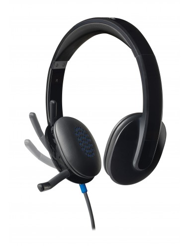 Logitech H540 USB Computer Headset Avec un son haute définition et des commandes sur l'oreillette