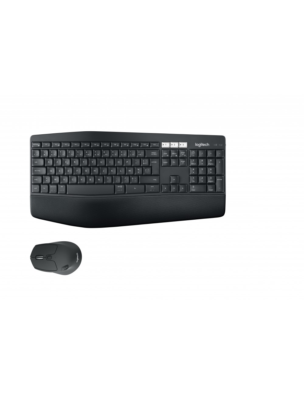 Logitech MK850 Performance teclado Ratón incluido Universal RF Wireless + Bluetooth AZERTY Francés Negro