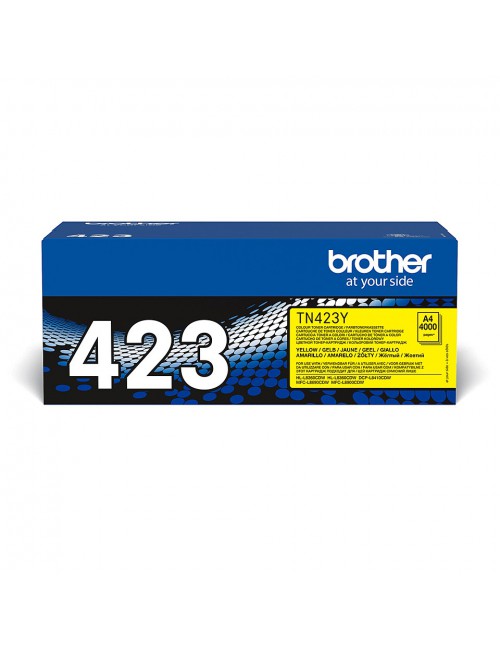 Brother Cartouche de toner TN-423Y originale – Jaune