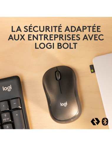 Logitech MK370 Combo for Business tastiera Mouse incluso Ufficio RF senza fili + Bluetooth AZERTY Francese Grafite