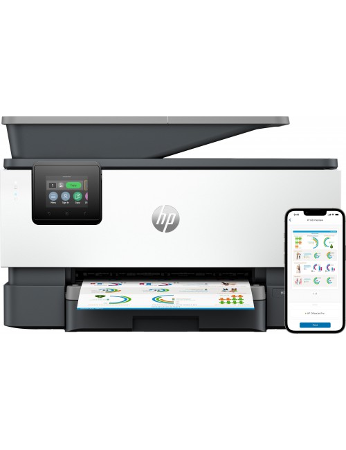 HP OfficeJet Pro 9120b Wireless All-in-One Colore Stampante, Stampa fronte retro fotocopiatrice, scanner