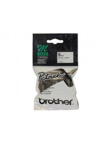 Brother MK221 cinta para impresora de etiquetas Negro sobre blanco M