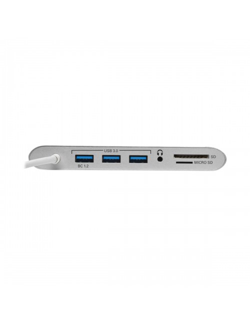 Tripp Lite U442-DOCK1 station d'accueil Avec fil USB 3.2 Gen 1 (3.1 Gen 1) Type-C Argent