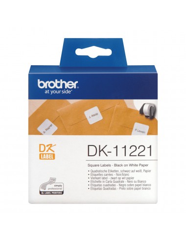 Brother DK-11221 cinta para impresora de etiquetas Negro sobre blanco