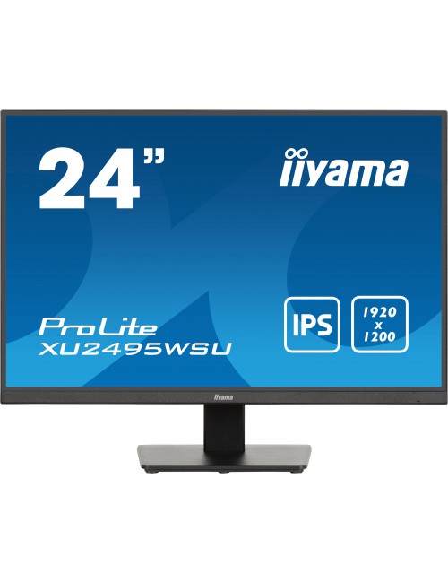 iiyama ProLite XU2495WSU-B7 pantalla para PC 61 cm (24") 1920 x 1200 Pixeles 4K Ultra HD LED Negro