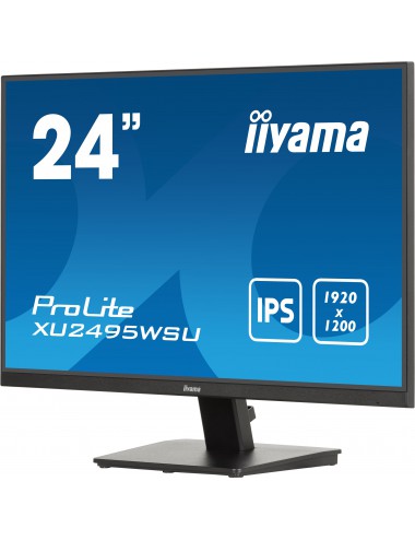 iiyama ProLite XU2495WSU-B7 écran plat de PC 61 cm (24") 1920 x 1200 pixels 4K Ultra HD LED Noir